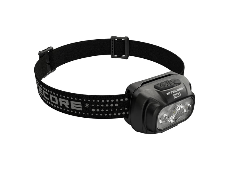 Nitecore NU33 700 Lumen Camping Headlamp, USB-C Rechargeable, Lightweight with White, Red, and Reading LEDs Sticker - BeesActive Australia