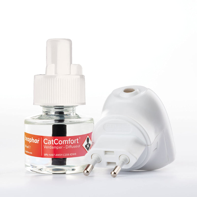 BEAPHAR - CaniComfort® starter kit - socket vaporizer with bottle - for dogs and puppies - pheromone technology - calms in stressful situations - works for 30 days - enough for up to 70 m2 - 48 ml diffuser - BeesActive Australia