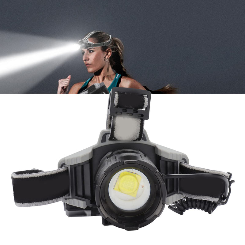 SUNGOOYUE Telescopic Zoom LED Headlamp, Type C Charging LED Flashlight for Camping