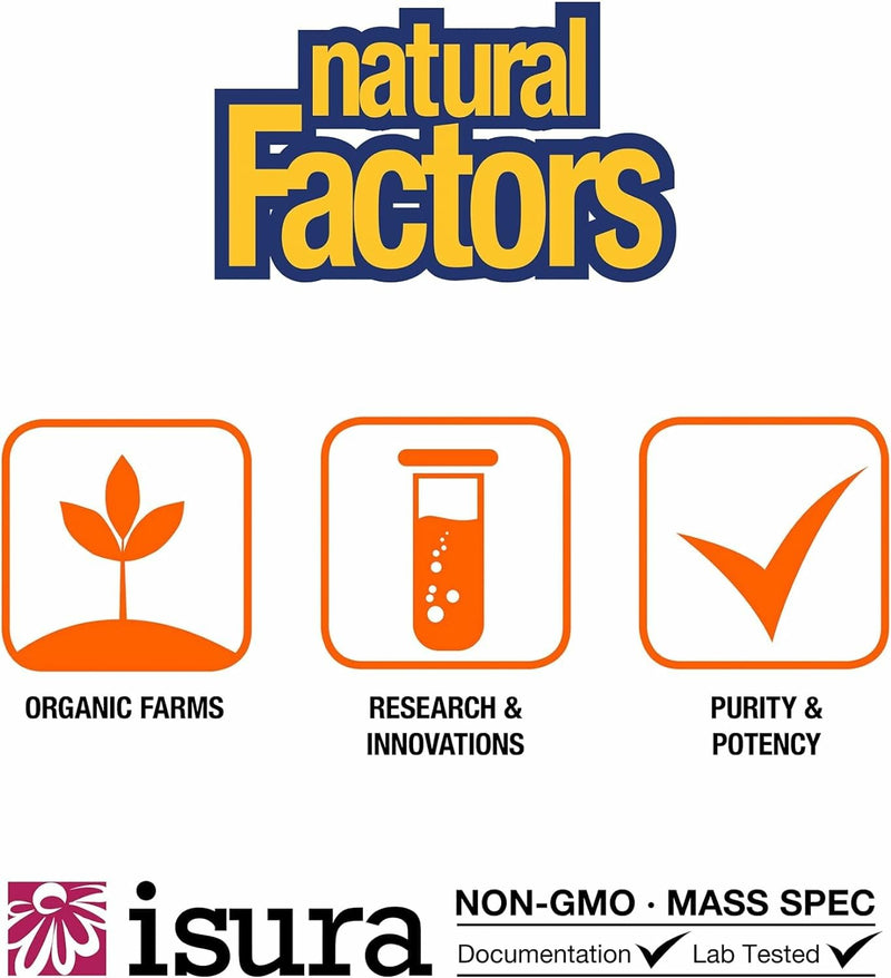 Natural Factors, Glucosamine & Chondroitin, Supports Healthy Joints and Connective Tissue, 120 Capsules Standard Packaging