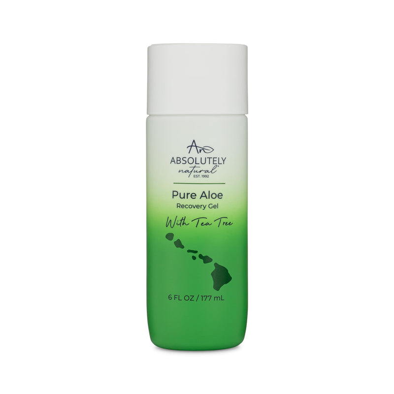 Absolutely Natural - 100% Pure Aloe Vera Cooling Gel - Lotion for Sunburn Relief & Rashes - Premium Sun Care with Vitamin E, Eucalyptus - 6 oz - BeesActive Australia