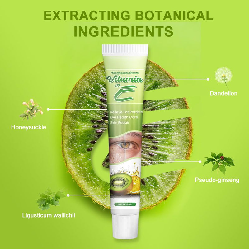2 - pack Vitamin E Fat Granule Cream with AHA for Skin Care, Fruit - based Moisturizing, Effectively Improve Eye - area Fat Granules and Nourish Skin