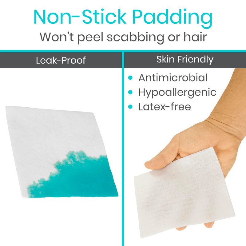 ViveCare Silver Calcium Alginate Wound Dressing (10 Pack)- Sterile 4x4 Medical Gauze Pad - Wound Care for Burns, Cysts and Ulcer Treatment - Highly Absorbent Individual Patch - Non-Stick Padding 4x4 (10 Pack) - BeesActive Australia
