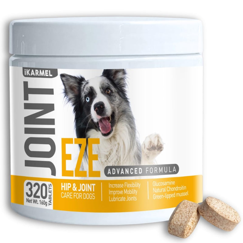 Joint Supplements for Dogs | Hip and Joint Care | with Glucosamine, Chondroitin, and Green-Lipped Mussels | Puppy to Senior Dog Treats for Stiff Joints 320