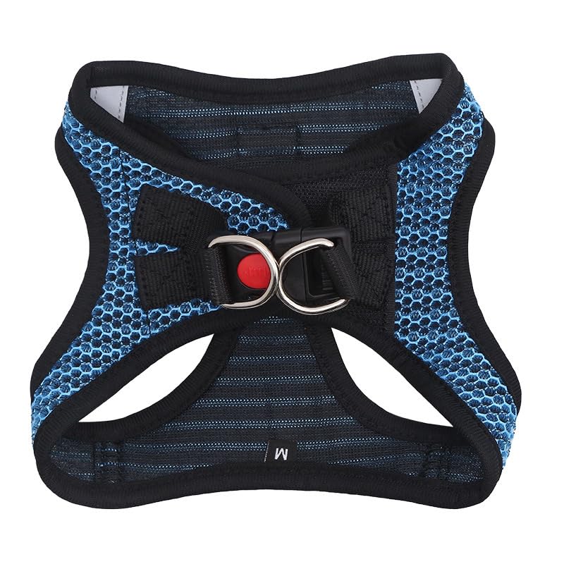 LOS ANDES Cat harness with leash, escape-proof harness for cats, adjustable chest harness, cat harness, reflective, cat leash with harness for cats, puppies S (chest: 30-35 cm) black - BeesActive Australia