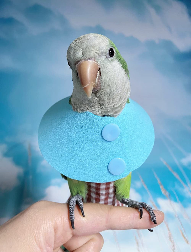 Parrot Neck Collar Pet Anti-bite Picking Feather Healing Protective Neck Cover Collar for Birds (M) M