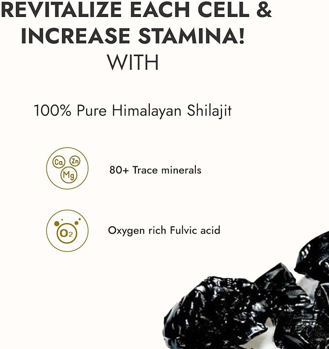 BIGBRANDS Himalayan Shilajit/Sila Jate Resin 40g - For Endurance and Stamina - Super Saver 2 Pack - BeesActive Australia