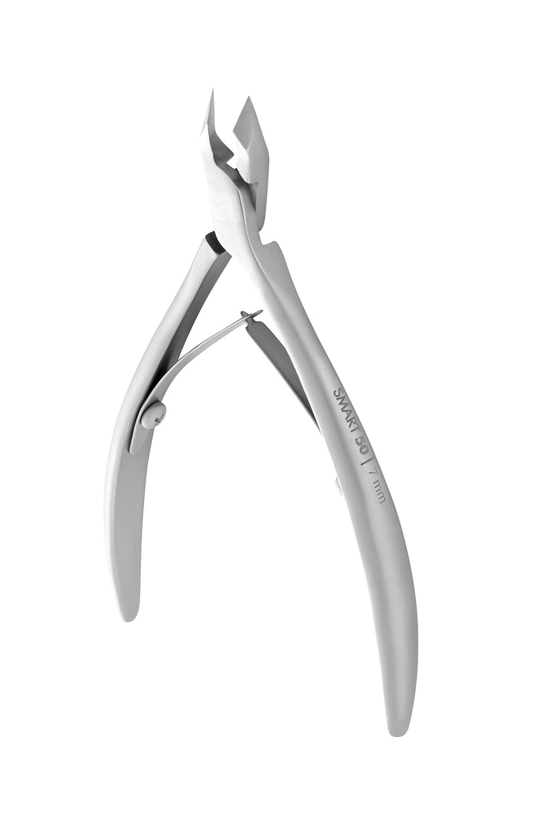STALEKS PRO Smart 50 7mm Professional Cuticle Nippers – Stainless Steel Skin Clippers for Manicure & Pedicure