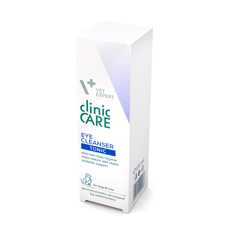 Vet Expert Eye Cleanser for Dogs and Cats – Specialist Eye Tonic for Excessive Tearing with Hyaluronic Acid, Lactic Acid, and Bearberry Extract – 100ml