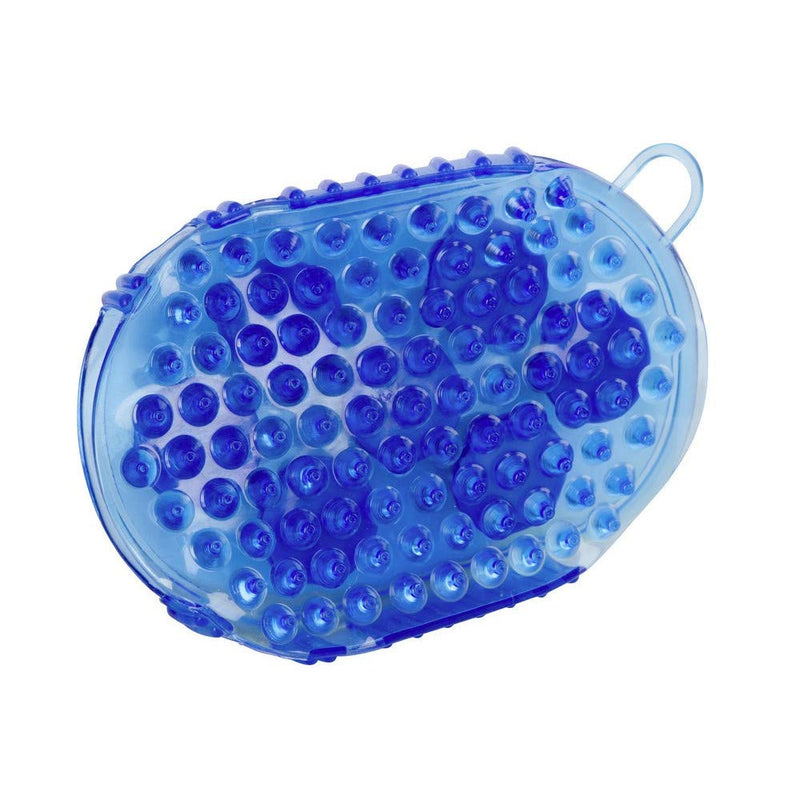 Kerbl magnetic massage curry comb royal blue - BeesActive Australia