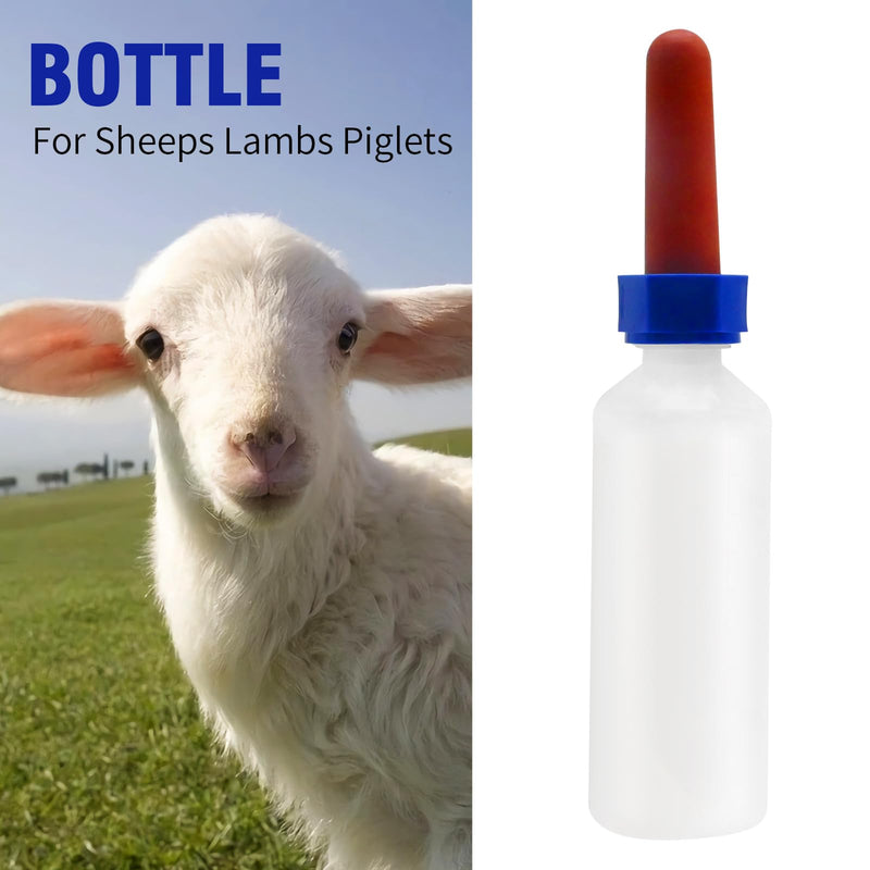 500ml Calf Milk Bottle (Long Nipple 1 Pack), Animal Bottle Feeder Tool, Milk Bottles Feeders Set for Calf Sheep Cow, Ideal for Farms Ranches Household Livestock - BeesActive Australia