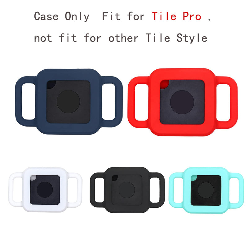 [2 Pack] Dog Cat Party Supplies Compatible for Tile Pro,Tile Case for Tile Pro Tracking,Anti-Loss Cat Collar Attachment,Silicone Collars Cover for Tile GPS Tracker Finder - BeesActive Australia