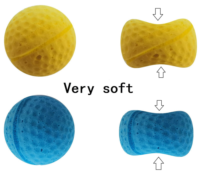 SHUYUE Ear Plug for Horses Foam Ear Plugs ball tack and Supplies Horse Classic Equine Ear Plugs (Yellow blue) Yellow blue - BeesActive Australia