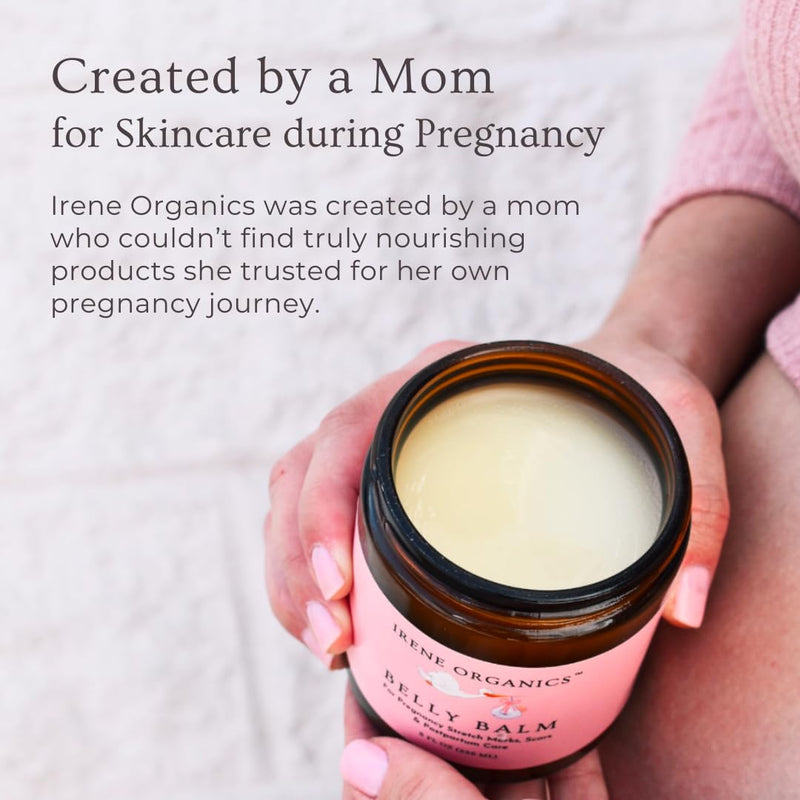 Organic Belly Butter for Pregnancy Stretch Mark Prevention and Treatment by Irene Organics - Award Winning Anti Stretch Mark Tummy Balm For Pregnancy and Postpartum 4oz - Hydrating Bump Cream 4 Fl Oz (Pack of 1) - BeesActive Australia