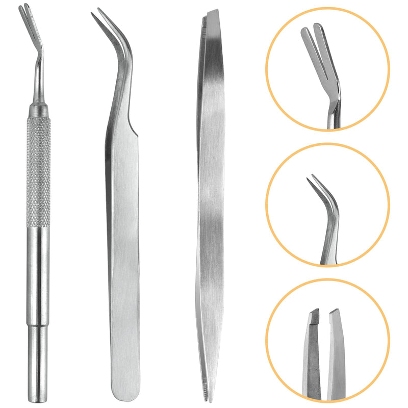 Tick Removal Tool for Dogs, Cat Comb for Shedding, Stainless Steel Pet Hair Grooming Comb Kit, Tear Stain Remover Comb for Small Dogs(10 Pack) Tick Removal Kit - BeesActive Australia