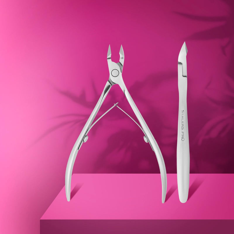 STALEKS PRO Expert 90 7mm Professional Cuticle Nippers – Stainless Steel Skin Nippers for Manicure