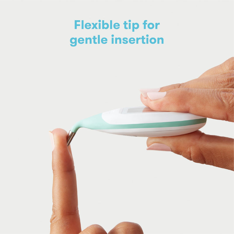 Frida Baby Rectal Thermometer for Babies, Digital Fever Thermometer for Babies, Newborns & Infants, Quick & Accurate Temperature Check, Water Resistant, Clear Case, Memory Holds Last 10 Readings - BeesActive Australia
