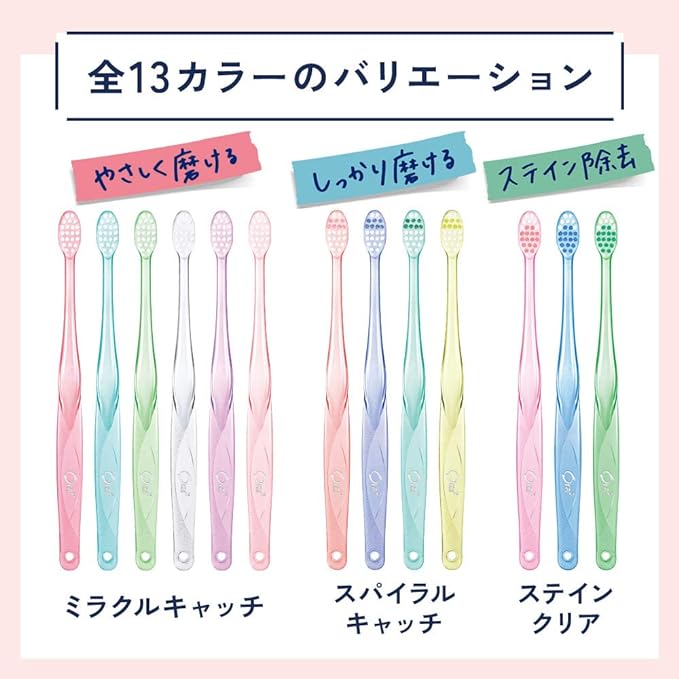 Ora2 Me Toothbrush Spiral Catch, Compact Head, Normal, Pack of 6 - BeesActive Australia