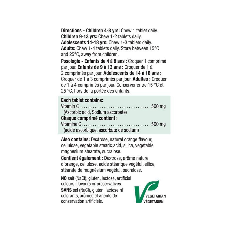 Vitamin C- Wild Blueberry- 500 Mg