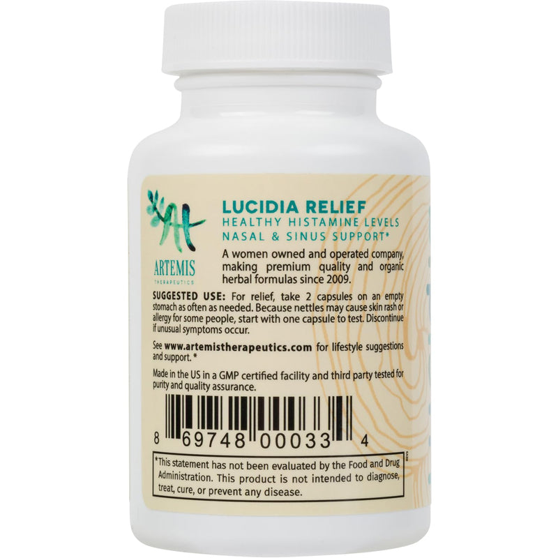 Lucidia Quercetin with NAC, Bromelain, Reishi & Stinging Nettle - Immune Support & Seasonal Wellness - Practitioner Formulated, Non-Drowsy Supplement, 60 Capsules