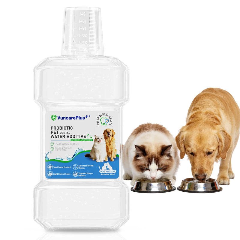 Dog & Cat Oral Care Bundle – Dental Water & Pet Cleaning Gloves Set for Daily Mouth Freshness & Gentle Grooming
