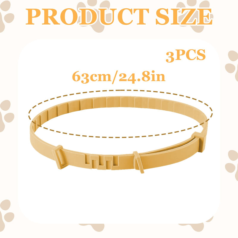 3-Pack Collar for Dogs, Dog Calming Collar, Anxiety Relief for Dogs, Thunderstorm and Firework Noise Mitigation, Vet Visit Preparation, Suitable For Dog