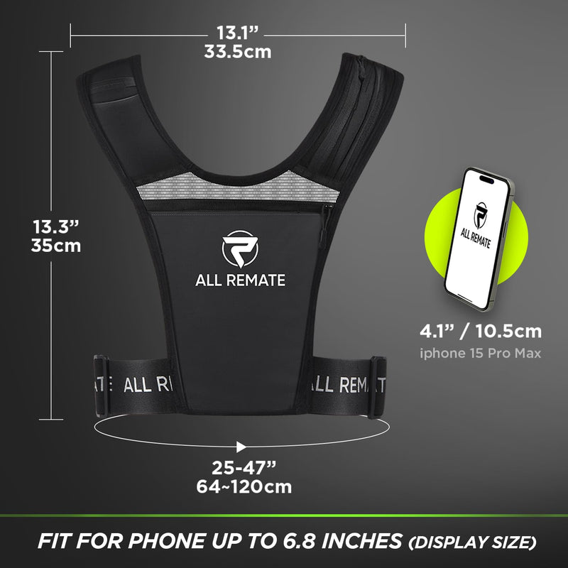 Lightweight Slim Pullover Running Vest with 5 pockets – Simple, Seamless Fit, Breathable Reflective Jogging Gear - BeesActive Australia