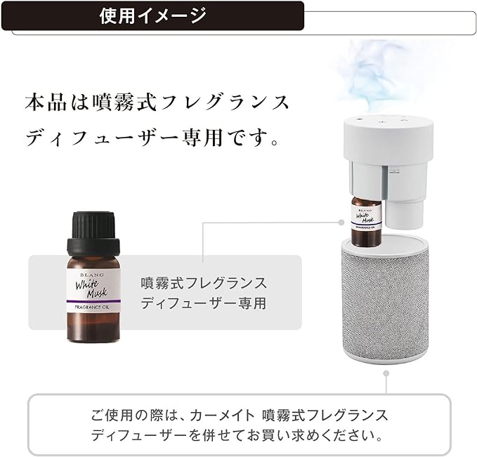 Carmate L10012 Exclusive Fragrance Oil For Spray Fragrance Diffuser, Air Freshener For Cars, Rich White Musk -  Australia