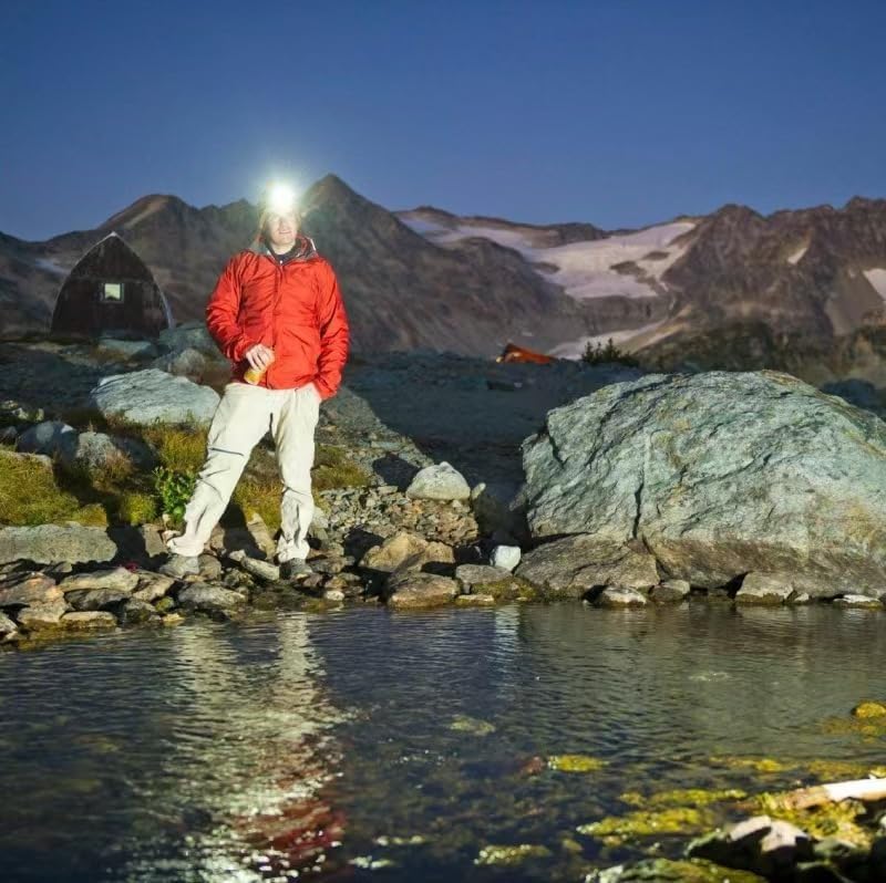 Headlamp,2-Pack Rechargeable,Superlight Flashlight,1200 Lumen Ultra-Light Bright LED Headlight with White and Red Light,Waterproof Motion Sensor,8 Modes for Hiking,Fishing,Camping,Running - BeesActive Australia
