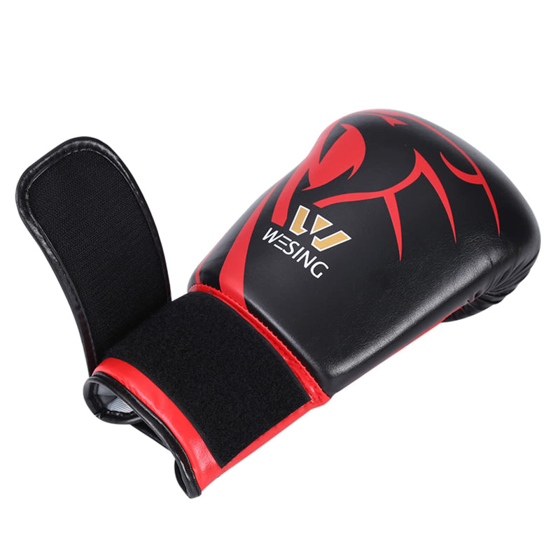 Wesing Kids Professional Boxing Gloves Men Women Boxing Gloves Kickboxing Sparring Workout Training Gloves for Adult Kid Pink 10oz