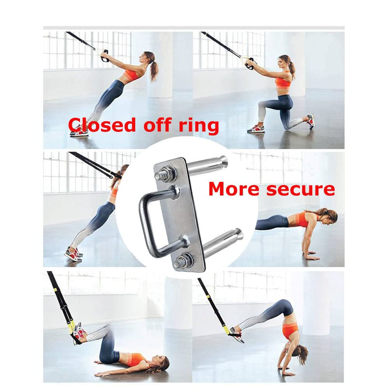 Wall Ceiling Mount Anchor Bracket for Gymnastic Rings,Olympic Rings,Yoga Swing, Hammock,Battle Ropes,Body Weight Strength Training Systems,Boxing Equipment - BeesActive Australia