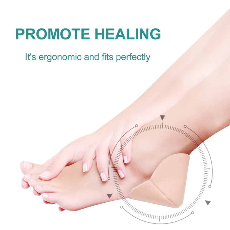Dimora Heel Foam Dressing, Non-Adhesive Hydrophilic Pads, Highly Absorbent 5.5 x 4 in Pack of 5 Waterproof Dressing for Wound Care 5.5"x 4"(5PCS heel pads) - BeesActive Australia
