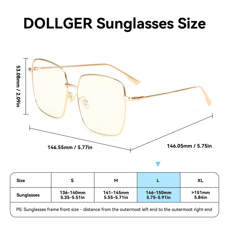 Dollger Blue Light Blocking Glasses women Anti Glare UV Filter Computer Gaming Glasses Retro matal square Eyeglasses Frame 1,blocking Glasses Gold Frame - BeesActive Australia