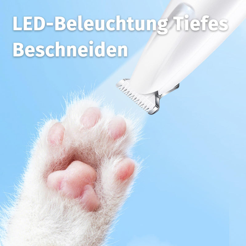 Paw Trim Pro dr paw trimmer, Pawtrim pro-Pain-free paw care in seconds, paw trimmer for dogs, extra quiet, dog paw trimmer with LED light, 1 piece (standard + knife head) - BeesActive Australia