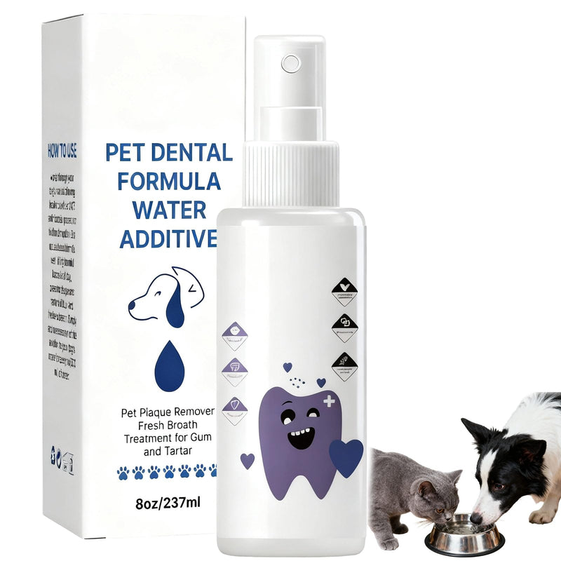 Dental Plus, Natural, Odorless & Flavorless DentalWater Additive, Promote Healthy Gums & Freshen Breath, Dental Plus for Dog DentalWater Additive, Easy Daily Use for All Pet