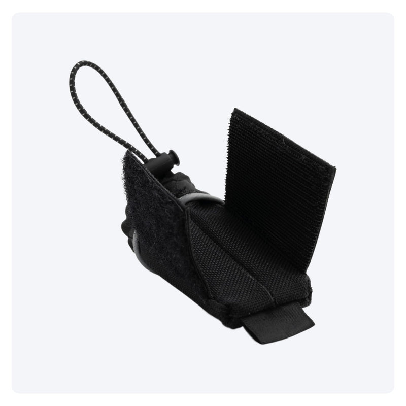 Tractive tracker bag. Securely attach your GPS tracker for dogs to the collar (including Velcro straps), black - BeesActive Australia