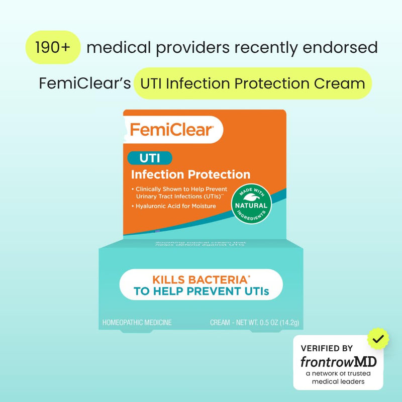 FemiClear Infection Protection Vulva Cream, Protection Against Urinary Tract Infections and Recurring UTIs, Made with Natural Ingredients, Feminine Care - BeesActive Australia
