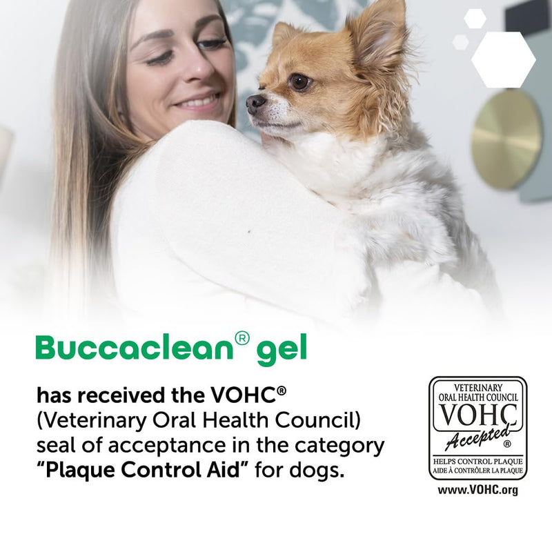 MP Labo Buccaclean® Gel 30 ml - Dental Gel for a Healthy Mouth and Soothed Gums - Dogs and Cats - VOHC® Seal of Acceptance Awarded for Dogs: “Helps Control Plaque”