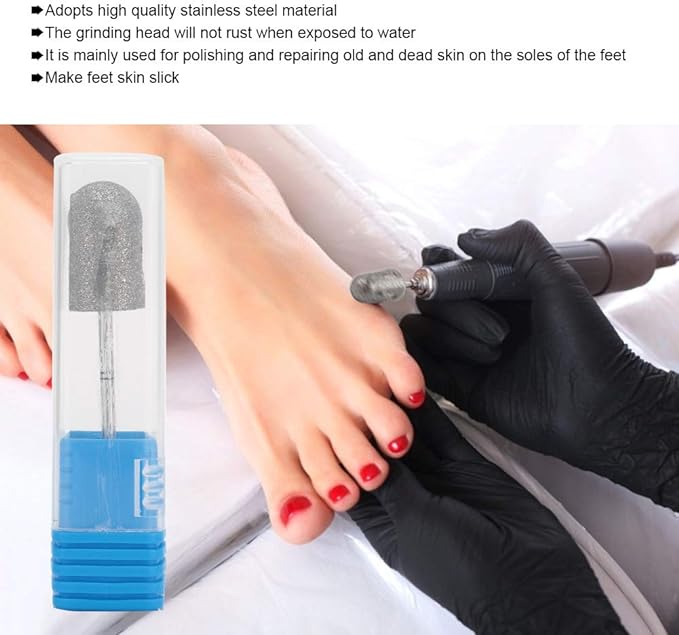 Rotary File Exfoliating Bit Head Grinding Nail Foot Nail Art Nail Tool - BeesActive Australia