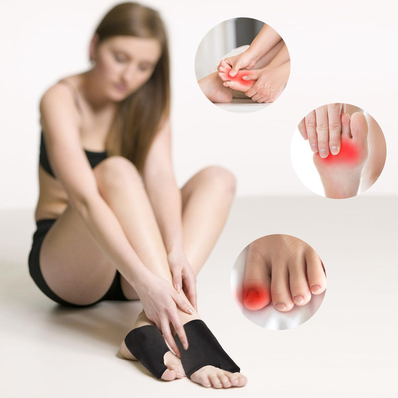 Foot Ice Pack Wrap Gout Big Toe Cold Pack for Bunion Pain Relief,Flexible Cold Therapy Compress for Arthritic Toes & Fingers,Reusable Gel Ice Pack for Swelling,Sprained,Bruises,Post-Surgery Recovery - BeesActive Australia