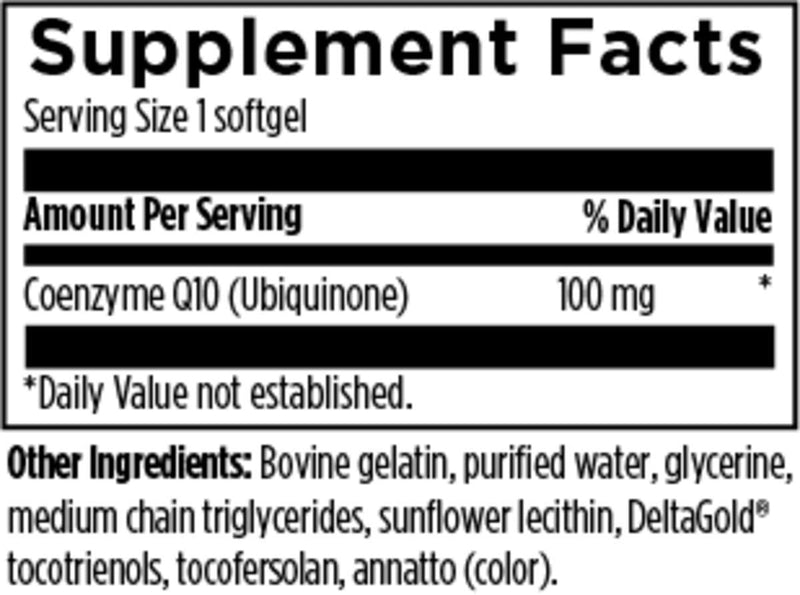 Designs for Health Q-Evail 100-100mg CoQ10 Highly Bioavailable Ubiquinone - Coenzyme Q10 with MCT + Mixed Tocopherols to Promote Superior Absorption - Non-GMO (60 Softgels)