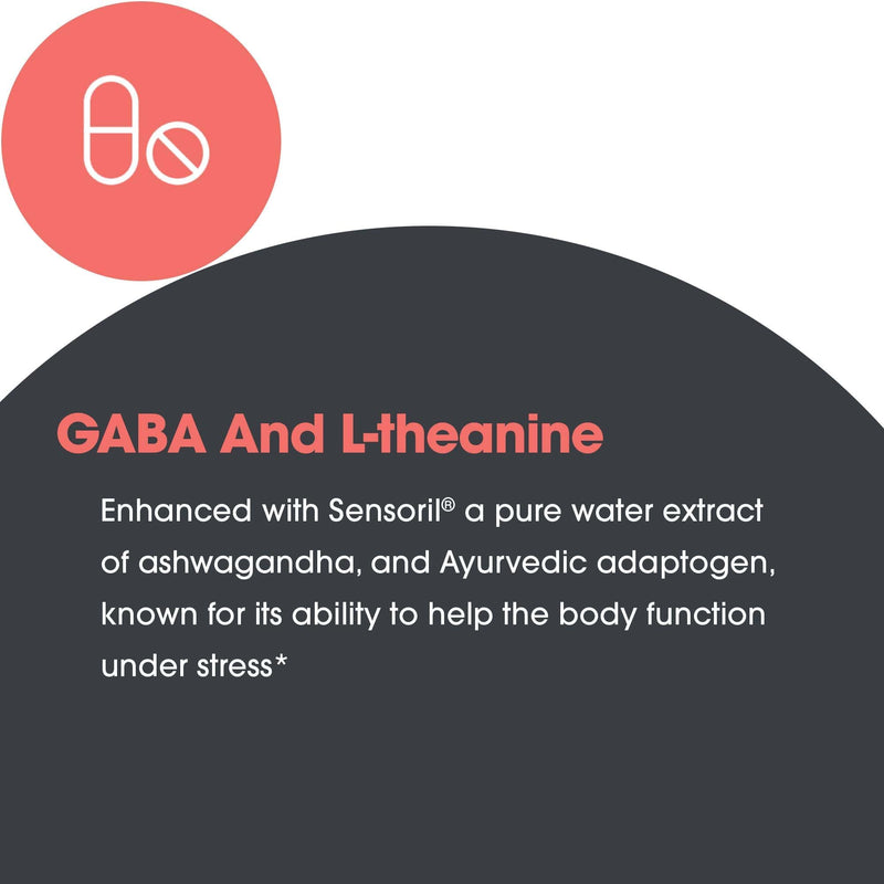 Allergy Research Group ARG Zen Adapt L-Theanine GABA Formula, 60 Capsules | 200 mg L-Theanine, 125 mg Ashwagandha and 550 mg GABA for Stress Response and Calmness, Vegetarian Caps