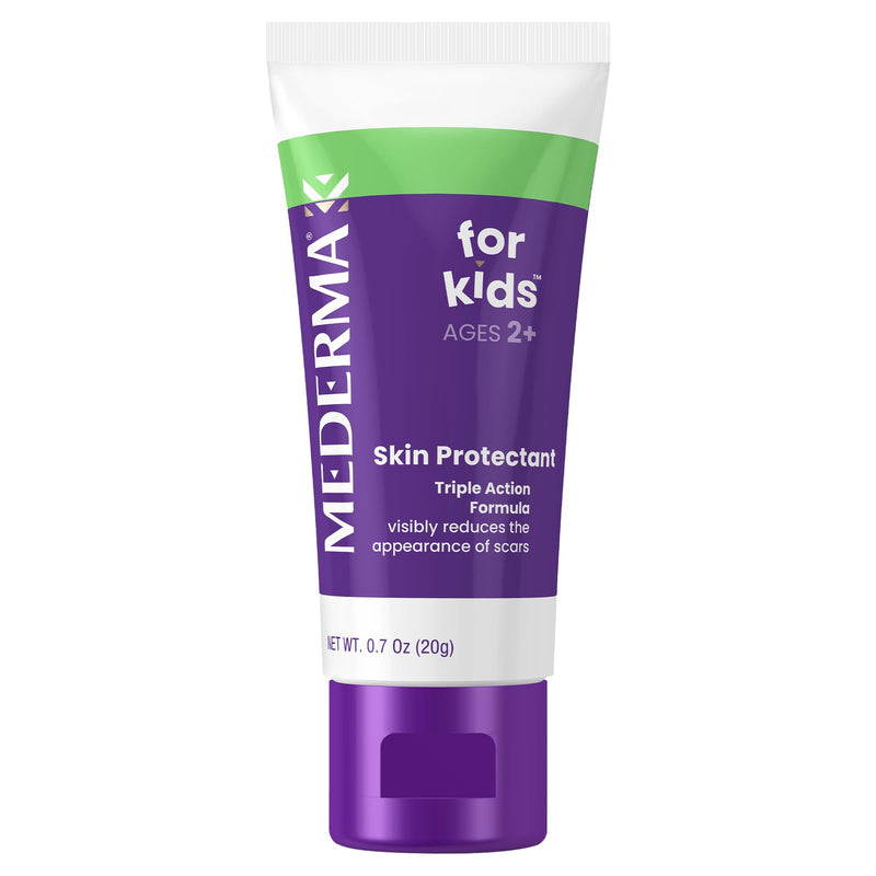 Mederma Scar Gel for Kids; Reduces the Appearance of Old and New Scars from Cuts, Burns, Surgery; Goes on Purple and Rubs in Clear; Grape Scented; Ages 2+, 40g (2 x 20g) Twin Pack - BeesActive Australia