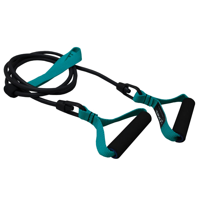 FINIS Dryland Cords - Swim Resistance Bands for Strength & Flexibility - Simulates Swim Strokes - All Ages Green - BeesActive Australia