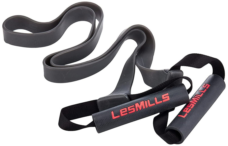 Les Mills™ SMARTBAND Extreme™ Workouts Bands with Handles for Women and Men, Resistance Bands for Working Out, Stretch Bands for Exercise at Home - BeesActive Australia