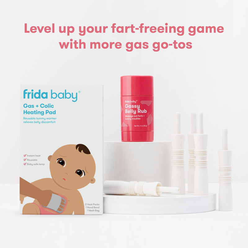 Frida Baby Windi Gas Passer, Baby Gas Relief, Colic Baby Relief, Made in USA, 100% Natural, Safe & Effective Instant Constipation Relief for Babies & Infants, 10ct Windi 10ct - BeesActive Australia