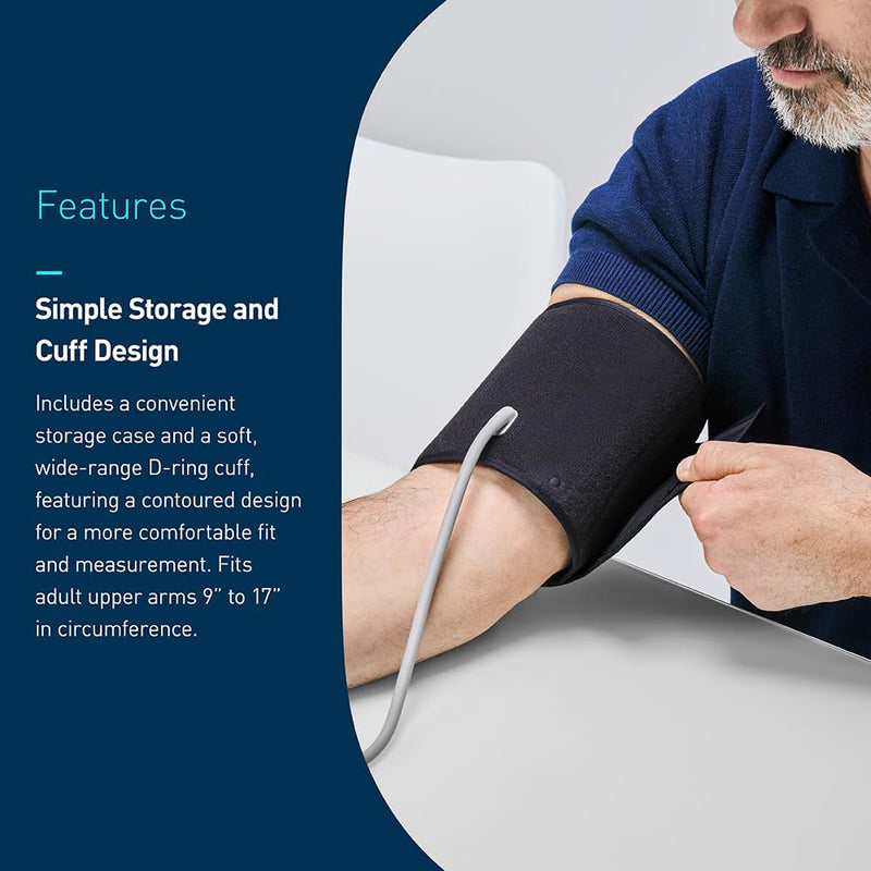 OMRON Bronze Blood Pressure Monitor for Home Use & Upper Arm Blood Pressure Cuff - #1 Doctor & Pharmacist Recommended Brand - Clinically Validated - Connect App 14 Readings - BeesActive Australia