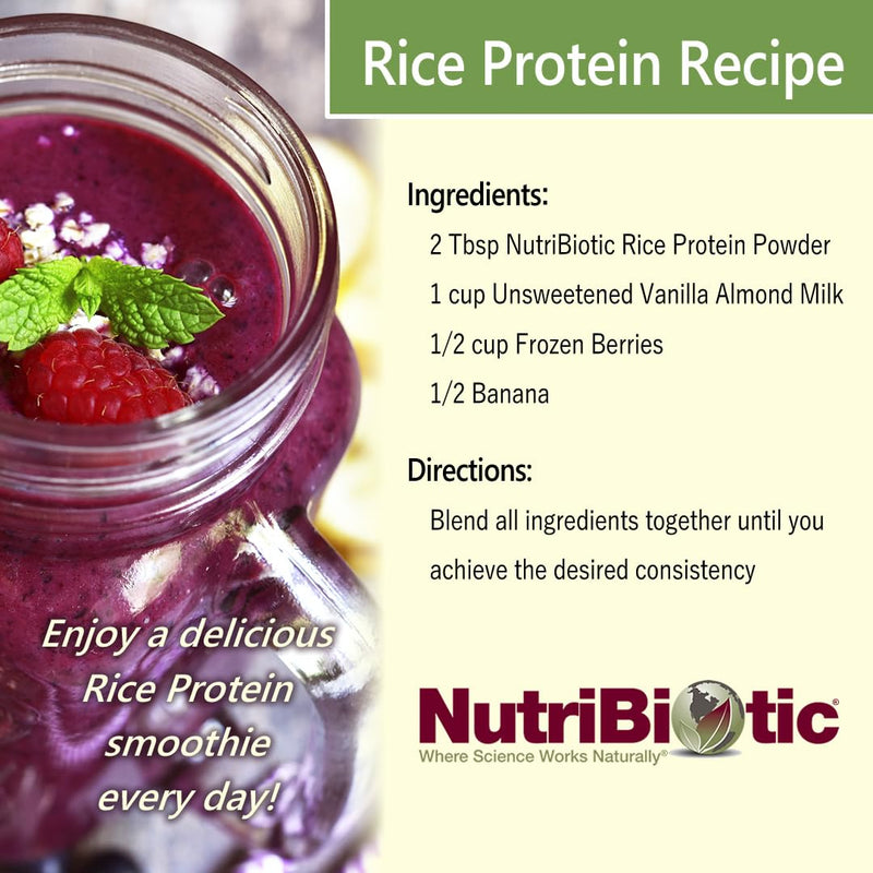 NutriBiotic ‚Äì Vanilla Rice Protein, 1 Lb 5 Oz (600g) | Low Carb, Keto-Friendly, Vegan, Raw Protein Powder | Grown & Processed Without Chemicals, GMOs or Gluten | Easy to Digest & Nutrient-Rich 1.31 Pound (Pack of 1) - BeesActive Australia
