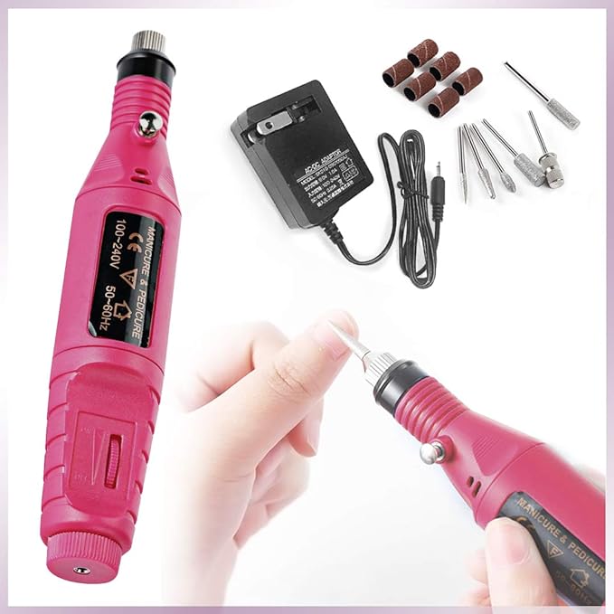 Nail Machine, Nail Drill, Electric Nail File, Nail Polish, Nail File, Exfoliating, Cuticle Treatment, Nail File, Hobby Router, DIY Hobby, PSE Certified, Electric Nail Care, Nail Supplies, Electric Nail Care, Nail Machine - BeesActive Australia