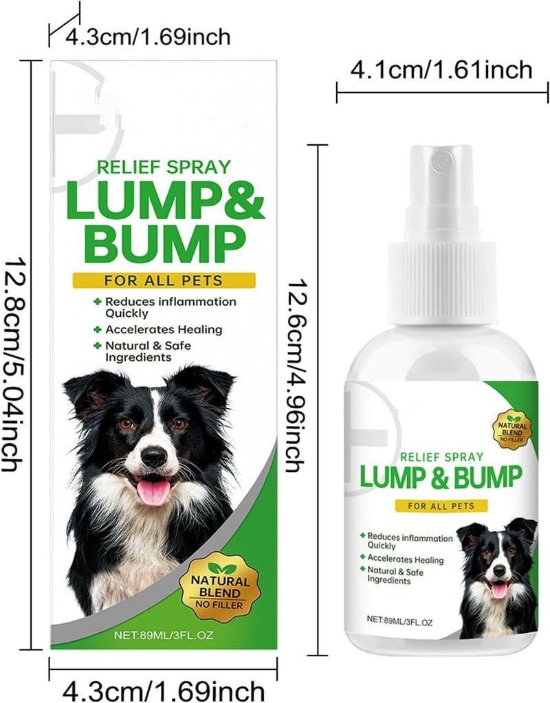 Lmoy Melcora Spray for Dogs, Nature Soothing Solution for Itchy Skin, Pet Skin Treatment Spray (2PCS)